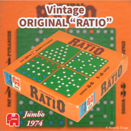Vintage Jeu original "RATIO" de Jumbo de 1974