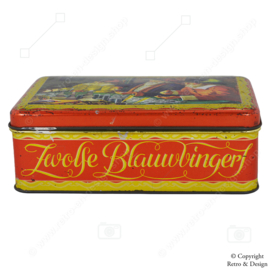 Découvrez l'héritage de Zwolle avec la boîte à biscuits vintage pour les Blauwvingers de Zwolle !