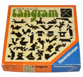 Vintage Tangram, Original Chinapuzzle van Ravensburger 1976