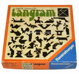 Vintage Tangram, Original Chinapuzzle von Ravensburger aus 1976