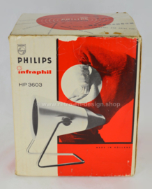 Vintage Philips Infraphil 3603 infrared heat lamp