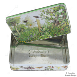 Cookie or Biscuit Tin for Verkade Cookies with Nature Decor