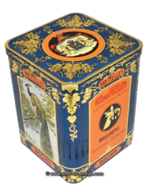 Vintage biscuit tin for van Melle's biscuits