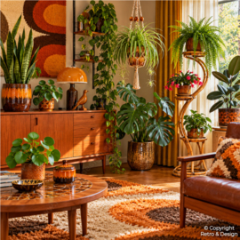 Top 10 des plantes d’intérieur rétro des années 60 et 70