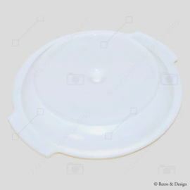 Tupperware 'Suzette' three-compartment serving bowl with detachable handle and transparent lid