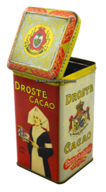 Vintage Droste cacaoblik met verpleegster, 1kg