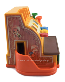 Vintage Fisher Price Cash Register, speelgoedkassa uit 1974