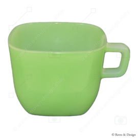 Green vintage Arcopal France Opale soup cup