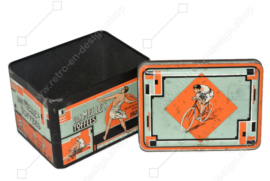 Lata vintage rectangular para toffees de Van Melle "Olympic Games 1928"