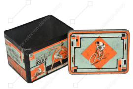 Boîte vintage rectangulaire pour caramels de Van Melle "Jeux Olympiques 1928"