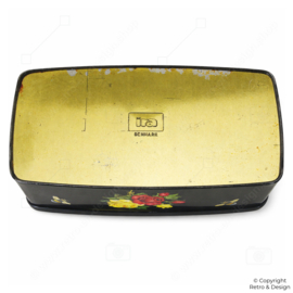 Vintage IRA Storage Tin from Denmark – Floral / Rose Motif