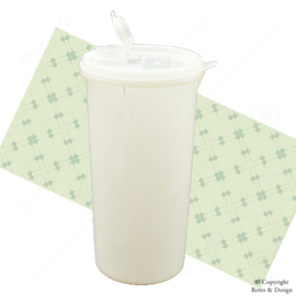 Conteneur de stockage Tupperware transparent avec bec verseur – Classique des années 1960
