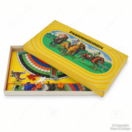 Vintage Paardenrennen bordspel – wedrenspel – ca. jaren 60-70