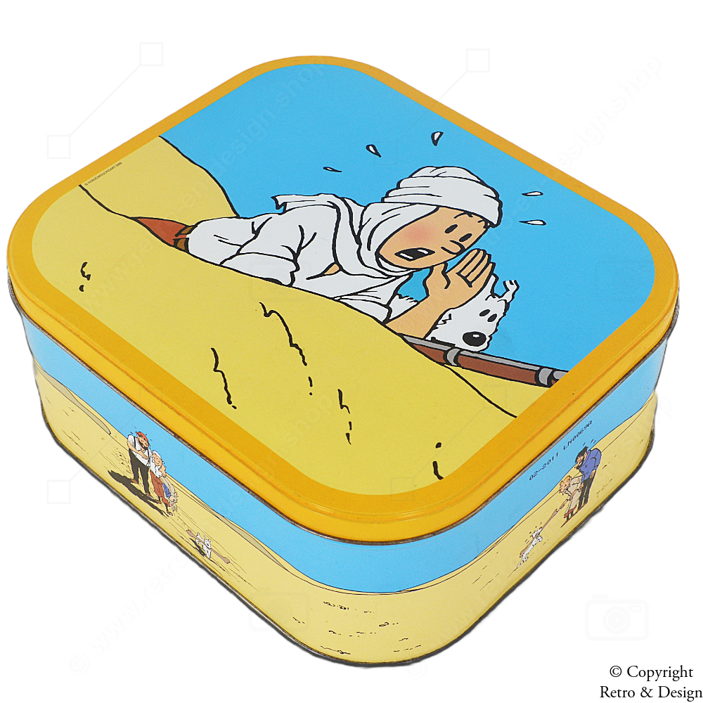 Caja de galletas rara de Tintín – El Cangrejo de las Pinzas de Oro