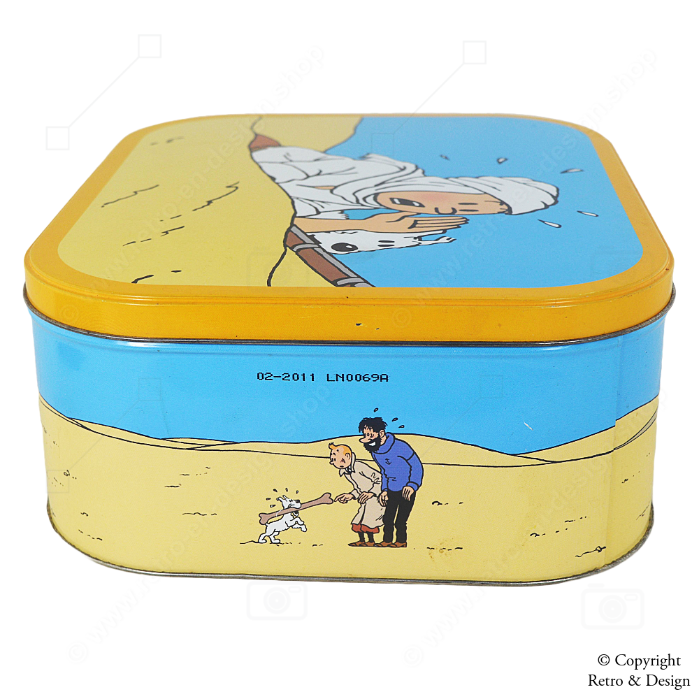 Caja de galletas rara de Tintín – El Cangrejo de las Pinzas de Oro