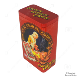 Step back in time with this exquisite Douwe Egberts Nostalgic Retro Coffee Tin!