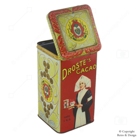 Vintage 1 kg Droste Cocoa Tin – Featuring the Nurse and the Droste Effect