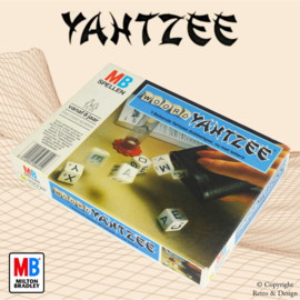 "Yahtzee met Letters: Een Vintage Dobbelspel uit 1989"