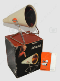 Vintage Infraphil infrared heat lamp from Philips made in Holland