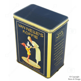 Goûtez l'Histoire : Boîte à Café Vintage Van Nelle avec Gnome Piggelmee