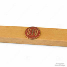 Base giratoria vintage de Scrabble en tubo original – Madera – J.W. Spear Inglaterra – 1957