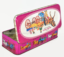 Vintage langwerpig blik met scharnierend deksel van Mackintosh's Quality Street