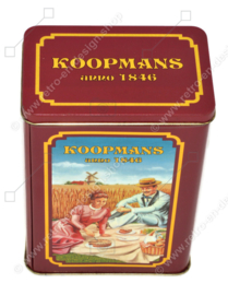 Rechthoekige trommel voor taartmix van Koopmans