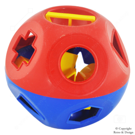 Vintage Tupperware Shape-O-Toy (Hollebol / Shape Ball / Puzzle Ball)