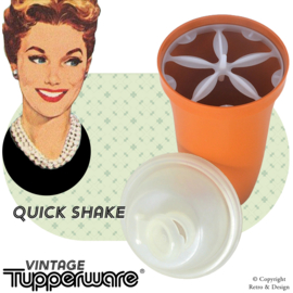 Tupperware Quick Shake Vintage – Batidora Retro Práctica para Mezclar y Batir