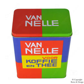 Lata Rectangular Multicolor de Van Nelle (1990-1999)