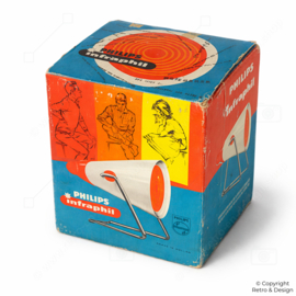 Vintage Philips Infraphil KL7500 Infrared Heat Lamp – with Box (c. 1960–1965)