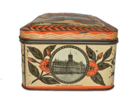 Vintage Jubilee tin in honor of the 40th anniversary of Queen Wilhelmina in 1938