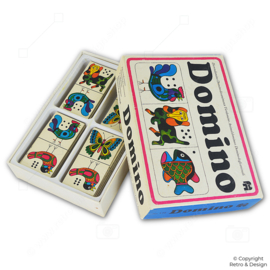 Kleurrijk Dierendomino van Jumbo – Flora & Fauna, 1975