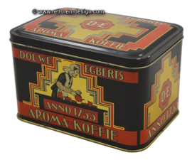 Vintage blik Douwe Egberts Aroma-Koffie Anno 1753