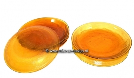 Arcoroc Sierra Glassware, Breakfast plates, dishes in Amber