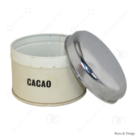 Brocante tin canister for cocoa manufactured by Brabantia