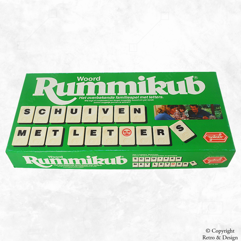 Woord Rummikub – Vintage Lettervariant van het Klassieke Spel uit 1988