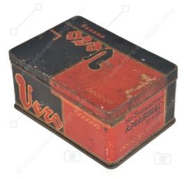 Boîte à cigares vintage VERO 50 Sigaartjes Amarillo Nº 2120