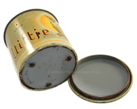 Vintage Blechdose für 25 "Uiltje" (Eule) Luna Zigarren von La Bolsa, Kampen