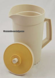 Vintage Tupperware schenkkan, waterkan. Créme/beige