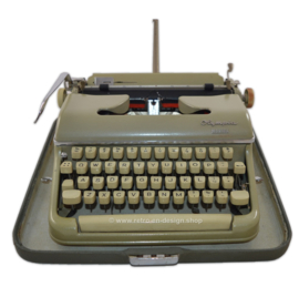 Vintage Olympia Monica Máquina de escribir portátil, Made in West Germany