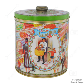 125 Years Albert Heijn Retro Tin on the Occasion of the Anniversary with Green Border
