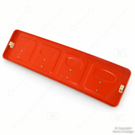Vintage Brabantia handdoekenrek oranje met 4 haken – jaren 60/70
