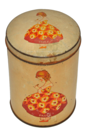 Vintage Keksdose "Paula", von Bäckerei Paul C. Kaiser 1930-1950