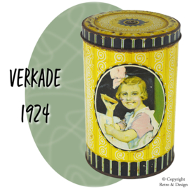 Lata de Galletas Verkade de 1924: Una Pieza Icónica de la Historia Holandesa