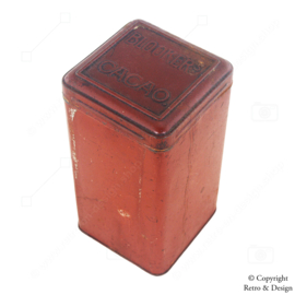 Boîte vintage de cacao Blooker des années 1940 – Une pièce de collection remarquable