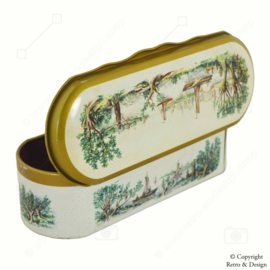 "Vintage Douwe Egberts Teelöffelbox von 1954 - Ein raffiniertes Schmuckstück für Teeliebhaber!"