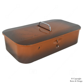 Vintage Brabantia Cleaning Box in Shadow Brown – Timeless Elegance from the 1970s