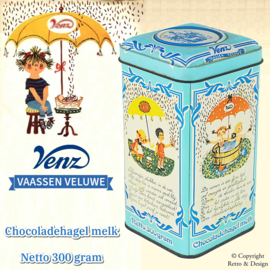 Boîte Vintage de Vermicelles au Chocolat Venz – Collection Ibbeltje