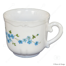 Kaffeetasse Arcopal France mit Dekor Veronica / Myosotis